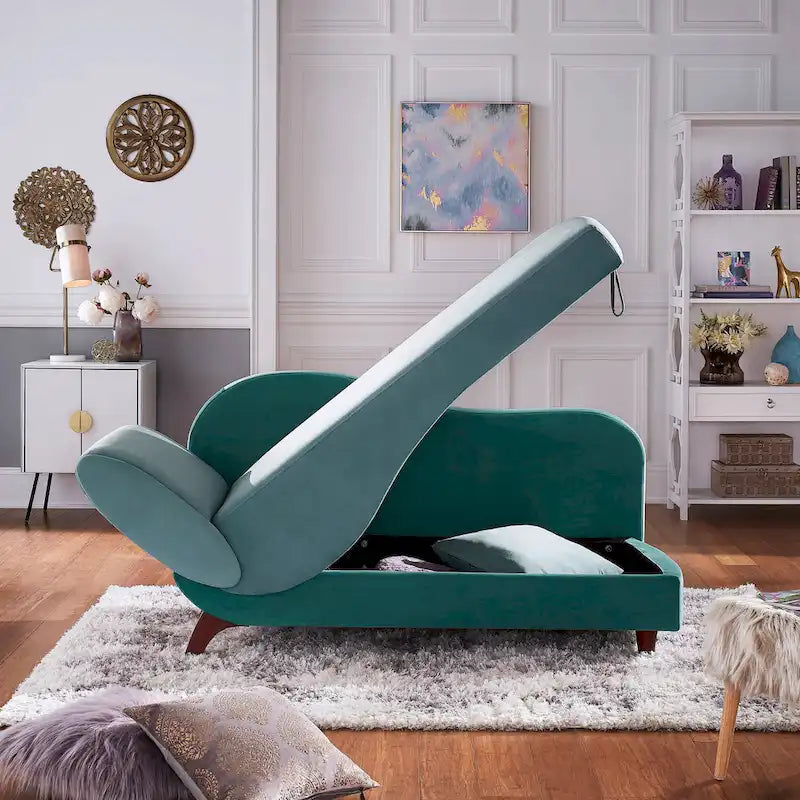 Aideen 2-tone Storage Chaise by iNSPIRE Q Modern