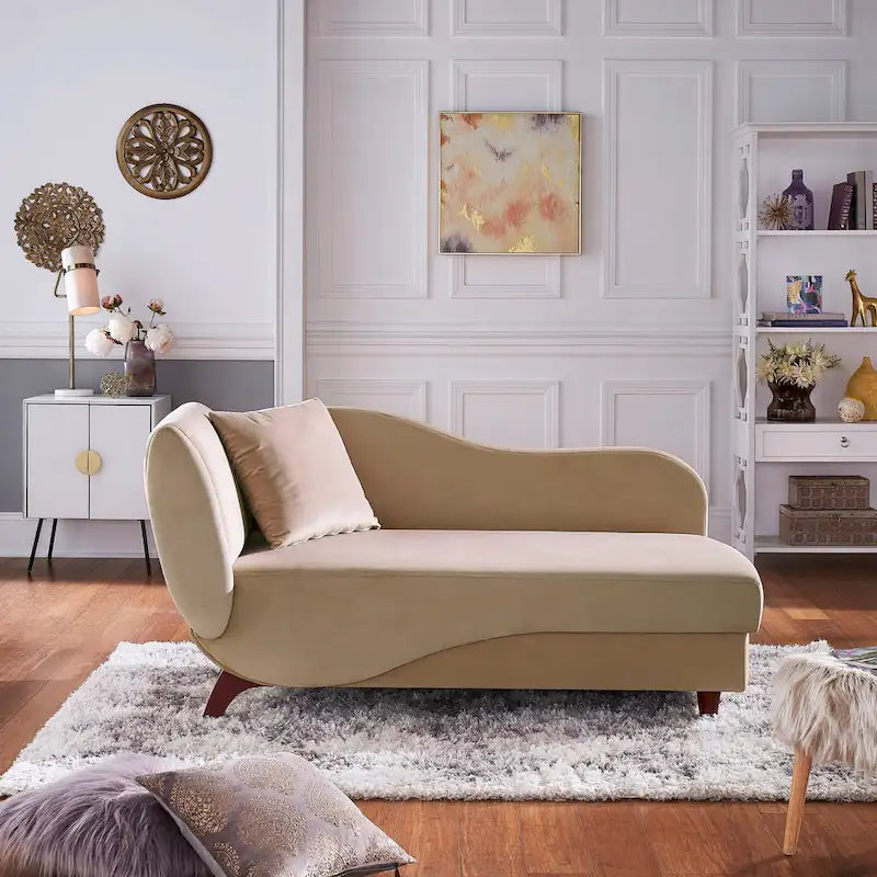 Aideen 2-tone Storage Chaise by iNSPIRE Q Modern