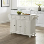 Crosley Cambridge Granite Top Full Size Kitchen Island/Cart - 51.5 W x 18 D x 36 H