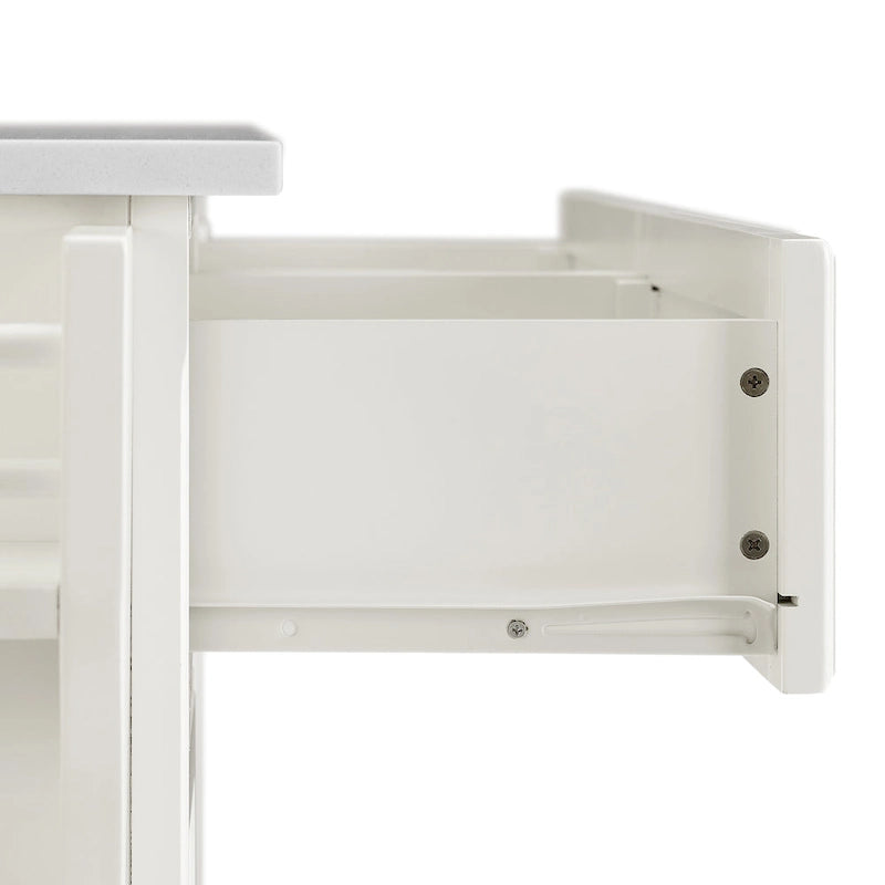 Crosley Cambridge Granite Top Full Size Kitchen Island/Cart - 51.5 W x 18 D x 36 H