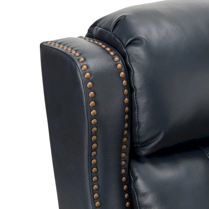 Felisa 32.48 Wide Genuine Leather Manual Recline Set of 2