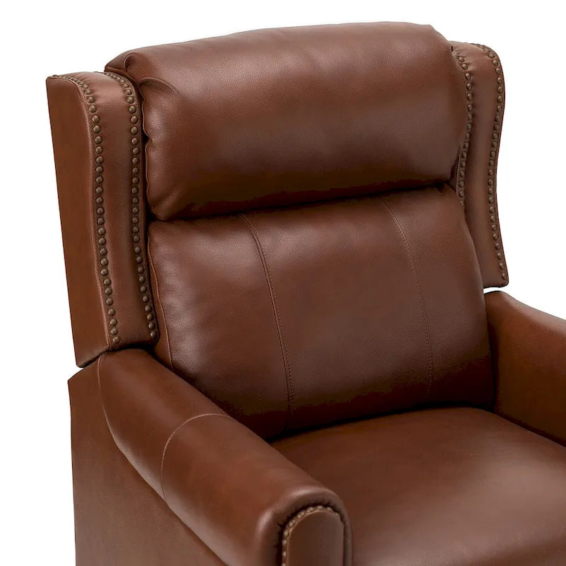 Felisa 32.48 Wide Genuine Leather Manual Recline Set of 2