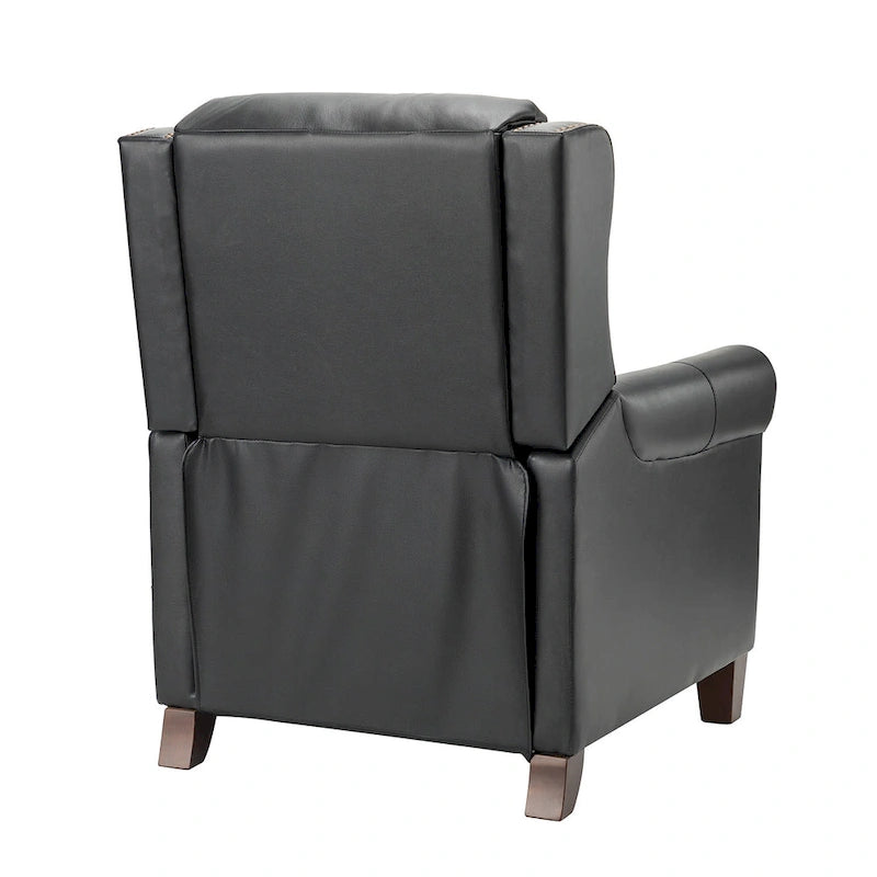 Felisa 32.48 Wide Genuine Leather Manual Recline Set of 2