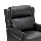 Felisa 32.48 Wide Genuine Leather Manual Recline Set of 2