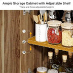 Modern Buffet Sideboard Cabinet with Storage for Dining Room (Set of 2)