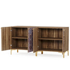 Modern Buffet Sideboard Cabinet with Storage for Dining Room (Set of 2)