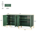 Modern Buffet Sideboard Cabinet with Storage for Dining Room (Set of 2)