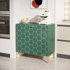 Modern Buffet Sideboard Cabinet with Storage for Dining Room (Set of 2)