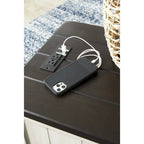 Signature Design by Ashley Darborn Gray/Brown Chairside End Table - 17.75W x 24D x 24H