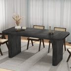 62-inch Rectangular Dining Table for 4-6, Modern Simple Kitchen Dinner Tables for Dining Room