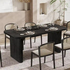 62-inch Rectangular Dining Table for 4-6, Modern Simple Kitchen Dinner Tables for Dining Room