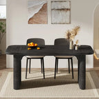 62-inch Rectangular Dining Table for 4-6, Modern Simple Kitchen Dinner Tables for Dining Room