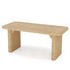 62-inch Rectangular Dining Table for 4-6, Modern Simple Kitchen Dinner Tables for Dining Room