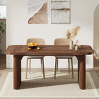 62-inch Rectangular Dining Table for 4-6, Modern Simple Kitchen Dinner Tables for Dining Room
