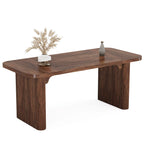 62-inch Rectangular Dining Table for 4-6, Modern Simple Kitchen Dinner Tables for Dining Room