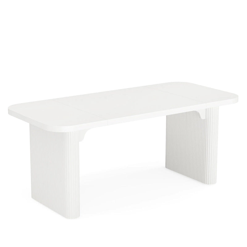 62-inch Rectangular Dining Table for 4-6, Modern Simple Kitchen Dinner Tables for Dining Room