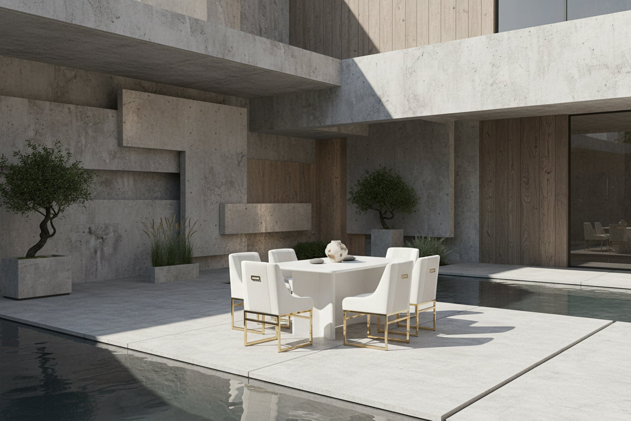 SEYNAR Contempoary Velvet Dining Chair with Metal Frame Legs, set of 8