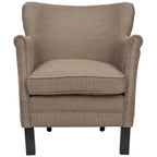 SAFAVIEH Corie Brown Club Chair - 26.6 x 28.9 x 29.3 - 27Wx29Dx29H