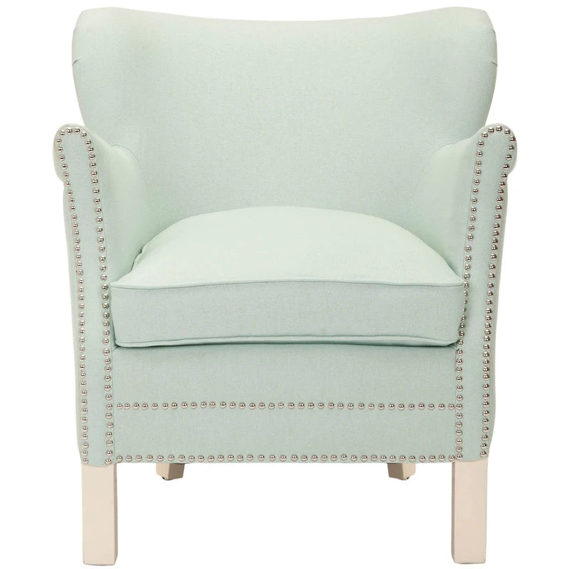 SAFAVIEH Corie Brown Club Chair - 26.6 x 28.9 x 29.3 - 27Wx29Dx29H