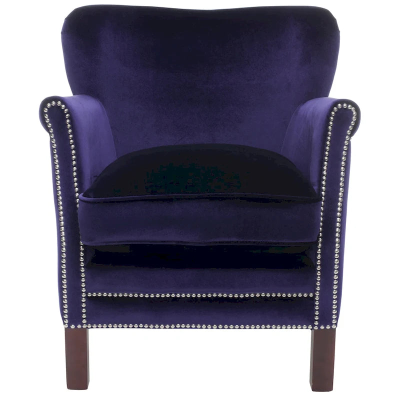 SAFAVIEH Corie Brown Club Chair - 26.6 x 28.9 x 29.3 - 27Wx29Dx29H