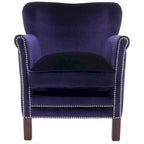 SAFAVIEH Corie Brown Club Chair - 26.6 x 28.9 x 29.3 - 27Wx29Dx29H