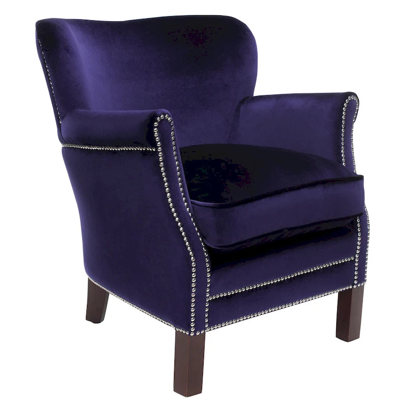 SAFAVIEH Corie Brown Club Chair - 26.6 x 28.9 x 29.3 - 27Wx29Dx29H