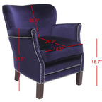 SAFAVIEH Corie Brown Club Chair - 26.6 x 28.9 x 29.3 - 27Wx29Dx29H