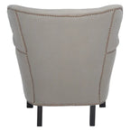 SAFAVIEH Corie Brown Club Chair - 26.6 x 28.9 x 29.3 - 27Wx29Dx29H