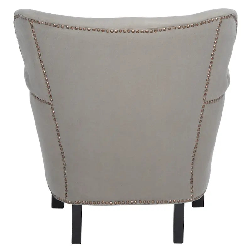 SAFAVIEH Corie Brown Club Chair - 26.6 x 28.9 x 29.3 - 27Wx29Dx29H