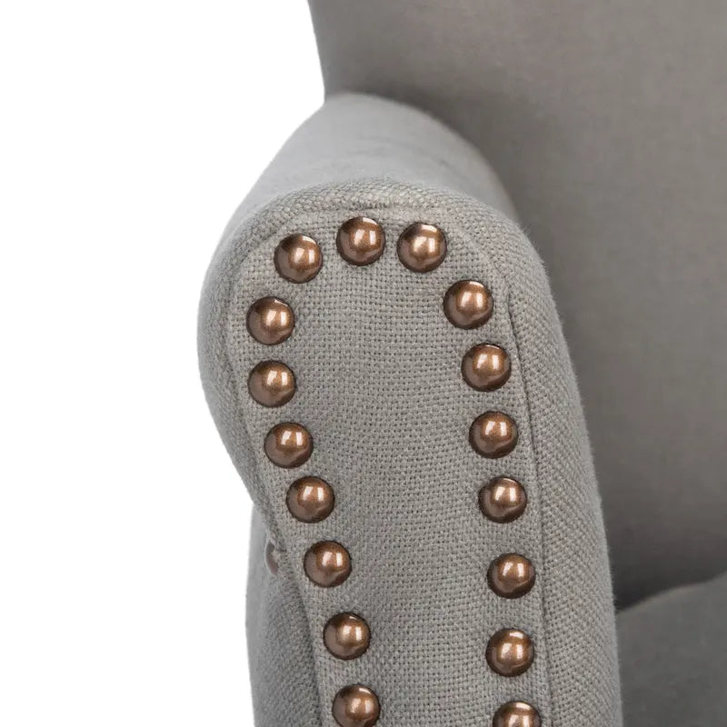 SAFAVIEH Corie Brown Club Chair - 26.6 x 28.9 x 29.3 - 27Wx29Dx29H