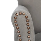 SAFAVIEH Corie Brown Club Chair - 26.6 x 28.9 x 29.3 - 27Wx29Dx29H