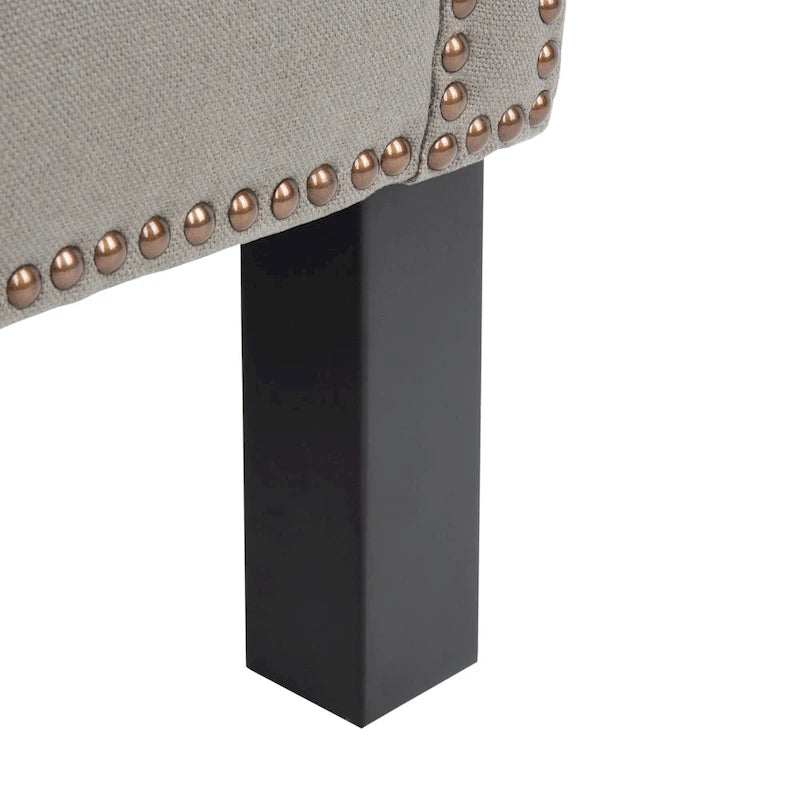 SAFAVIEH Corie Brown Club Chair - 26.6 x 28.9 x 29.3 - 27Wx29Dx29H