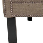 SAFAVIEH Corie Brown Club Chair - 26.6 x 28.9 x 29.3 - 27Wx29Dx29H