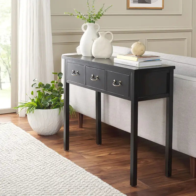 SAFAVIEH Marleine Antiqued Grey Console Table - 39.4 x 14.2 x 31.7 - 39Wx14Dx32H