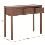 SAFAVIEH Marleine Antiqued Grey Console Table - 39.4 x 14.2 x 31.7 - 39Wx14Dx32H