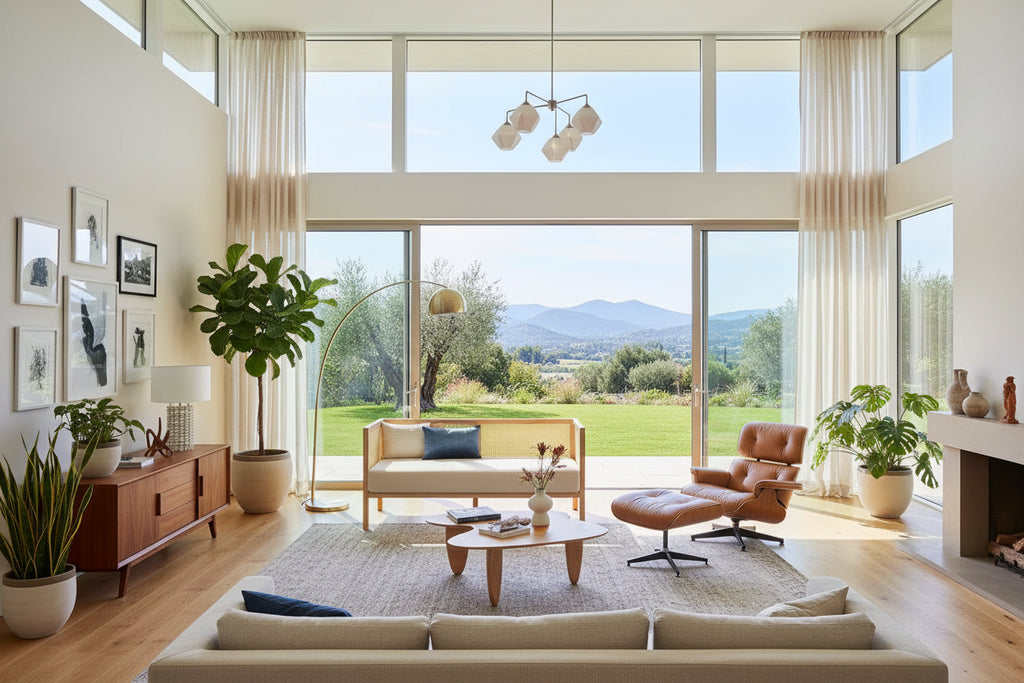 SAFAVIEH Mandie Rattan Sofa - 29 W x 62 D x 30 H - 29Wx62Dx29H