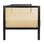 SAFAVIEH Mandie Rattan Sofa - 29 W x 62 D x 30 H - 29Wx62Dx29H