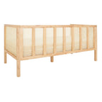 SAFAVIEH Mandie Rattan Sofa - 29 W x 62 D x 30 H - 29Wx62Dx29H