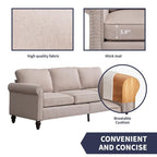 Mixoy Sectional Sleeper Sofa,Single Couch & Loveseat Couch &3 Seater Sofa, DIY Combination for Living Room