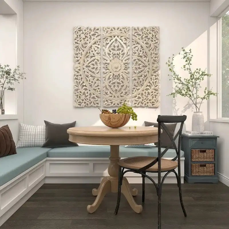 Dana Point 3-drawer Storage Wood Side Table Nightstand