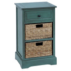 Dana Point 3-drawer Storage Wood Side Table Nightstand