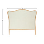 Oak & Linen Headboard