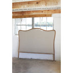 Oak & Linen Headboard
