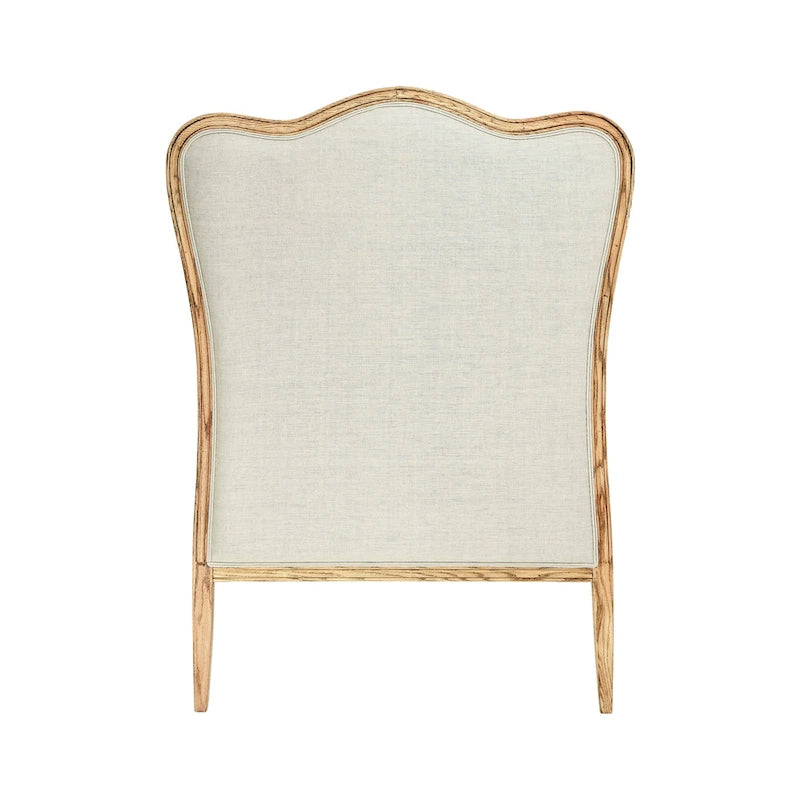 Oak & Linen Headboard