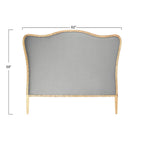 Oak & Linen Headboard