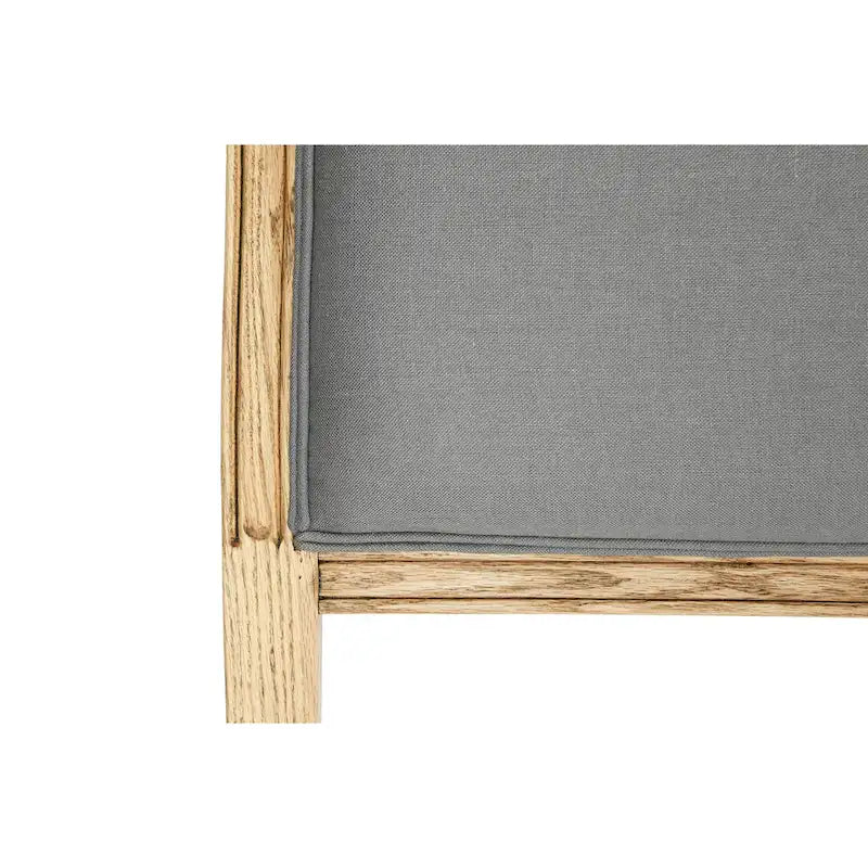Oak & Linen Headboard