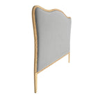 Oak & Linen Headboard