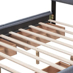 Merax Queen Upholstered Platform Bed with 4 Drawers