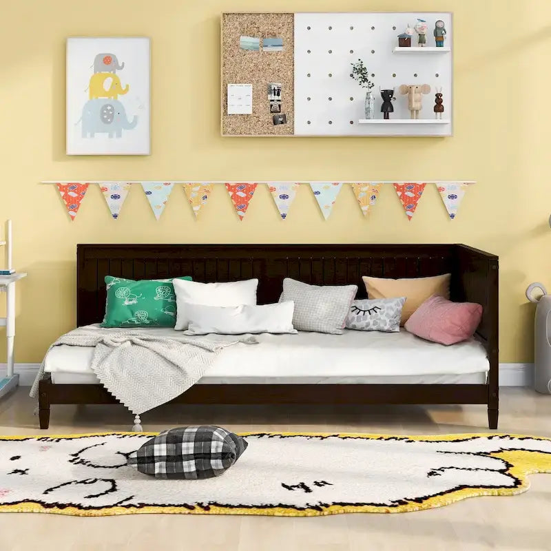 Twin Size Wood Daybed/Sofa Bed