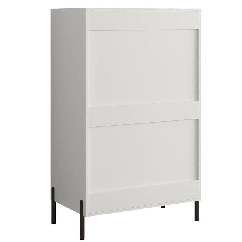 Modern 30 5-Drawer Chest with Metal Handles